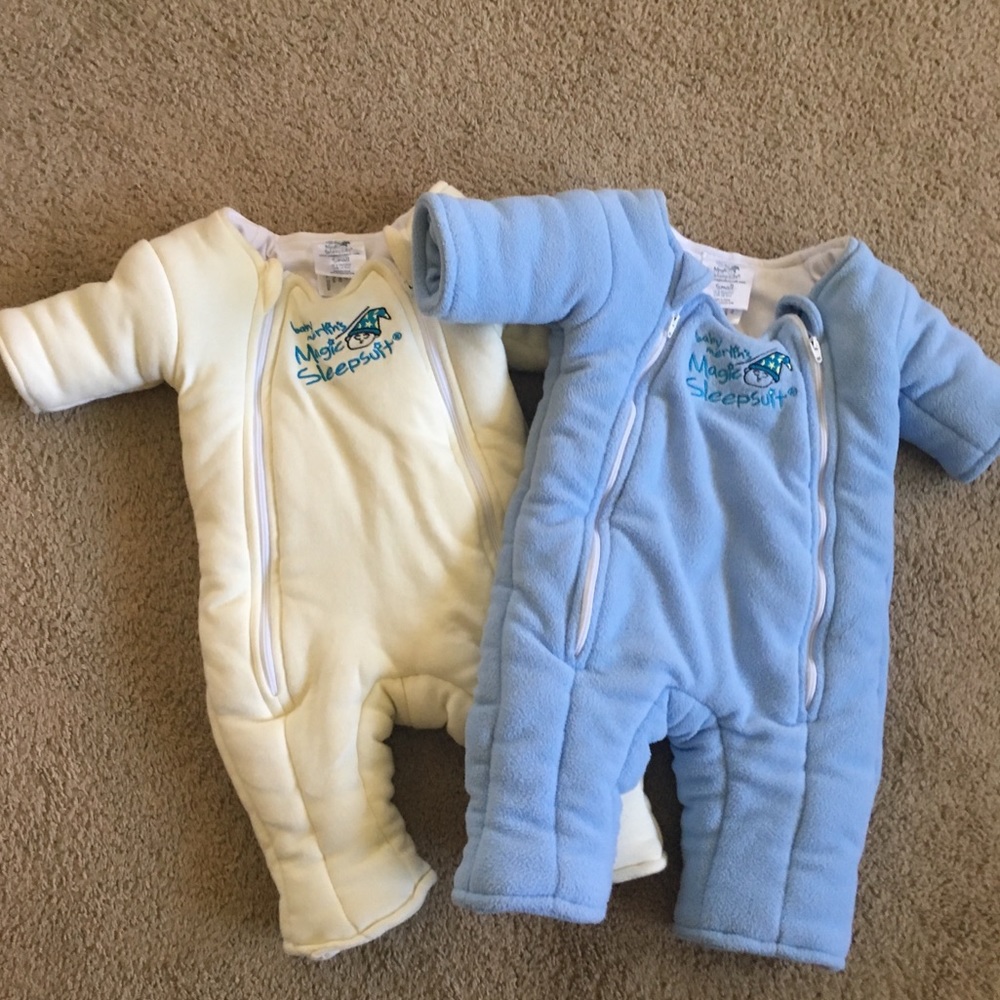 2 Merlin magic sleepsuits